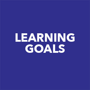 Learning Goals purple button