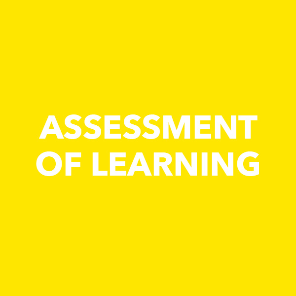 Assessment of Learning Yellow Button